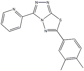 3,4 dimethylphenyl pyridinyl triazolo thiadiazole 947930 16